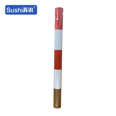 苏识 SS-1008 DC3.7V 0.4W 色温:3000-4000k IP65 防外破防柱形太阳能警示灯