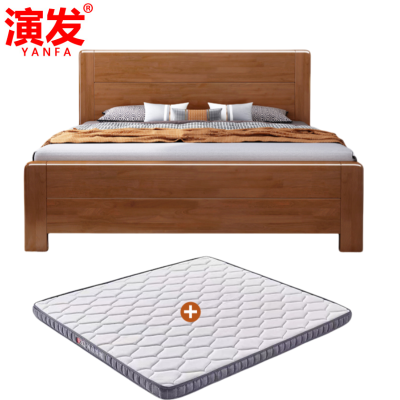 演发 木床+10cm床垫