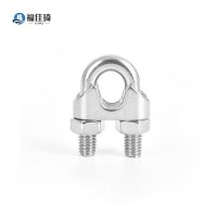福佳琦 304钢丝绳夹头 钢丝绳卡头u型夹头 M6/个