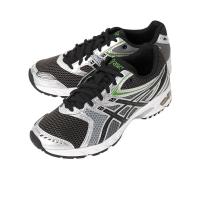 ASICS跑步鞋男轻便舒适耐磨防滑圆头系带网布透气户外公路运动鞋