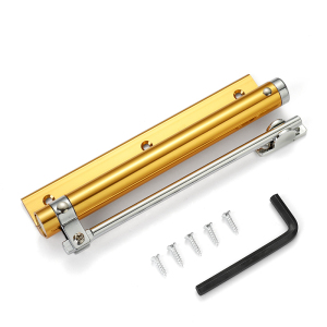 汐岩简易闭器家用自动关器液压缓冲自动弹簧闭合器免打孔