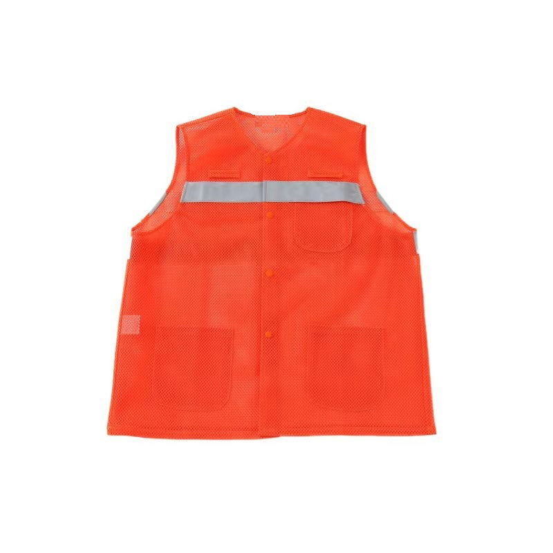 铁冠 高可视警示橘红色网眼马甲 TGFS-73 件