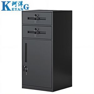 珂洋 矮柜 二斗一门黑色 台