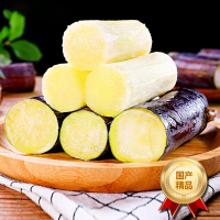 带刀[熊猫鸟]新鲜广西黑皮甘蔗 净重9斤装 当季新鲜水果 口感清甜