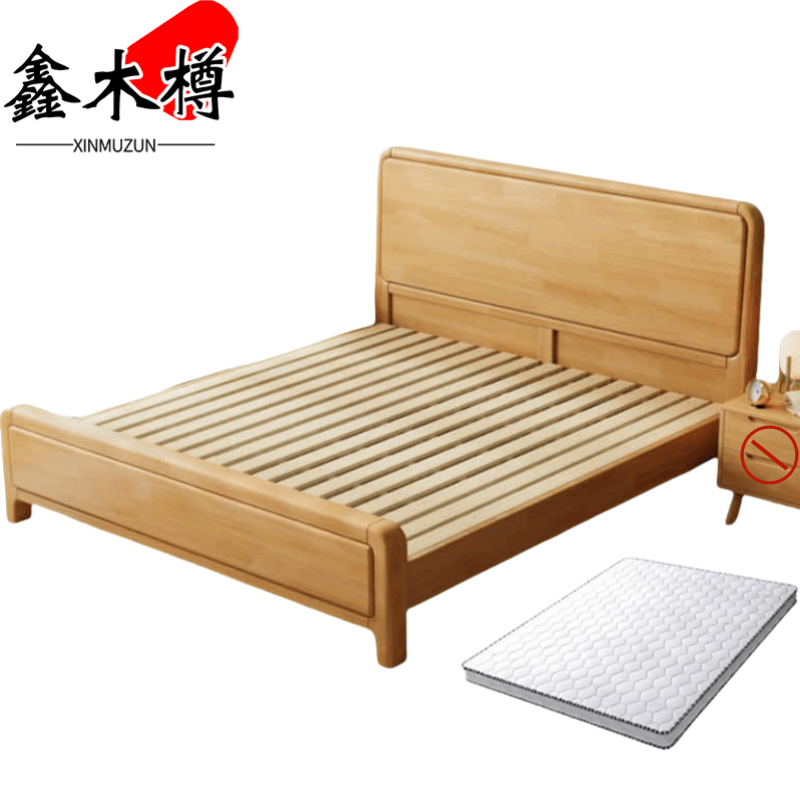 鑫木樽床+床垫150*200*108cm套