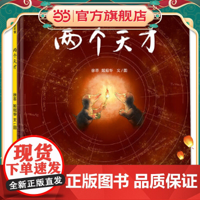正版童书 两个天才-两只小鼹鼠的大计划,大的你无法想象