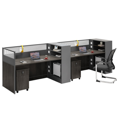 芙瑞塔职员桌 并排双人位+椅柜套