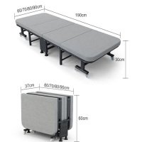 心业80公分折叠床XY-ZDC8海绵床 此产品单件不出售批量请联系客服