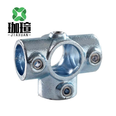 珈瑄 镀锌圆管连接立体五通 个