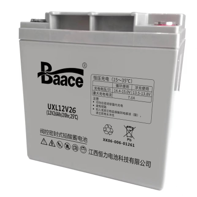 Baace恒力铅酸蓄电池UXL12V26AH