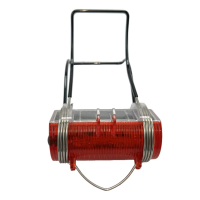 简鼎 JD6521A 60mW IP68 DC1.2V LED 3000K 太阳能线路警示灯(计价单位:盏) 黑色