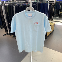 NIKE耐克短袖T恤运动休闲舒适透气针织圆领男装HF6594-474 D