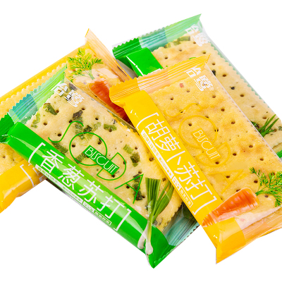怡鹭苏打饼干500g香葱味休闲饼干办公室零食早餐下午茶点心