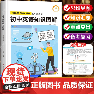初中英语基础知识与重难点大全图解清单及考点突破同步词汇手册语法全解专练单词思维导图词组短语固定搭配句型知识点汇总教辅资料