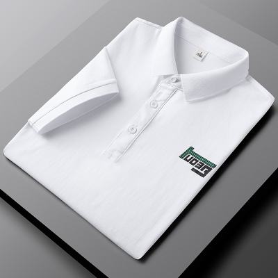 圣吉卡丹男士短袖T恤丅潮牌男装有领潮流翻领纯棉polo衫衣服休闲夏季