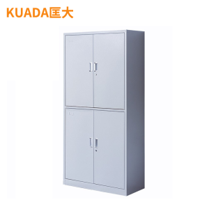 匡大 铁皮文件柜办公资料柜档案柜通两节钢柜