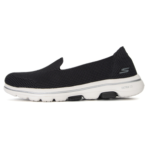 Skechers斯凯奇女鞋新款运动低帮一脚穿健步鞋懒人休闲鞋124001-BKW ZP