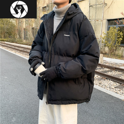 HongZun港风棉服男潮牌外套加厚棉衣韩版潮流日系面包服宽松2020冬季新款棉衣