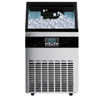 埃利斯(AILISI)44冰格不锈钢外壳制冰机 手动自动加水 方冰HZB-60FAB