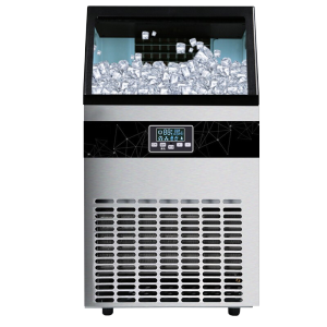 埃利斯(AILISI)44冰格不锈钢外壳制冰机 手动自动加水 方冰HZB-60FAB