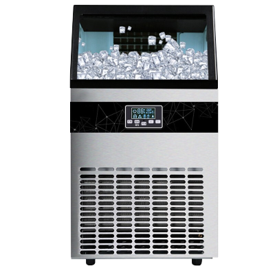 埃利斯(AILISI)44冰格不锈钢外壳制冰机 手动自动加水 方冰HZB-60FAB