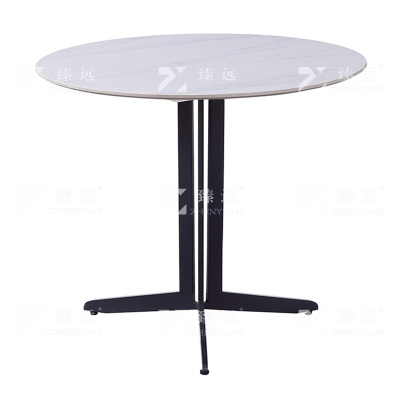 臻远 ZY-VC112719 洽谈桌岩板餐桌 600*600*500 单位:1张