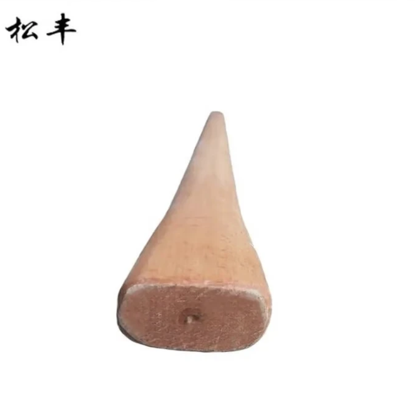 松丰直柄尖镐把洋镐把木棍木棒87cm根
