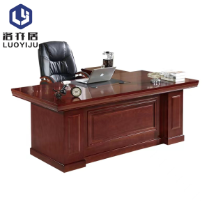 办公桌 老板桌油漆配椅子BGZ669/套