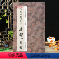 [正版]苏东坡行书集字唐诗一百首 收录苏轼行书 碑帖集字古诗词毛笔书法作品范本集临摹教程书籍 黄州寒食帖赤壁赋洞庭春色