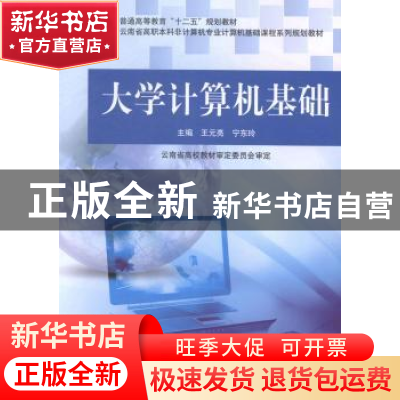 正版 大学计算机基础 王元亮,宁东玲主编 科学出版社 9787030387