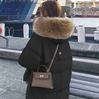 2025年新款冬季羽绒棉服女中长款棉衣宽松棉袄韩版面包服大码外套