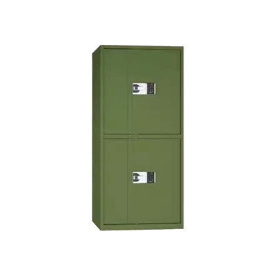 乙壬军绿色保密柜电子密码文件保险柜国保指纹锁分体资料档案矮柜通双节保密柜(国保锁)