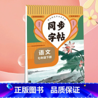 [下册]语文+英语同步字帖 七年级/初中一年级 [正版]2024新版 七年级下册同步字帖语文英语衡水体人教版练字帖初中生