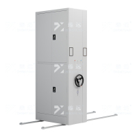 臻远ZY-MJJA-08 电动密集架移动档案柜钢制轨道密集柜 通双节 一列一组