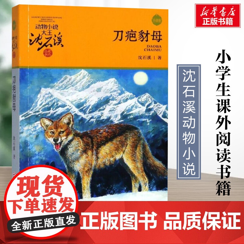 刀疤豺母 升级版 沈石溪动物小说正版品藏书系 小学生三年级四年级课外书7-8-9-10岁寒暑假课外书阅读浙江少年儿童出版