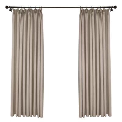 百纳千禧防阻燃窗帘 BNQX-CL012 米