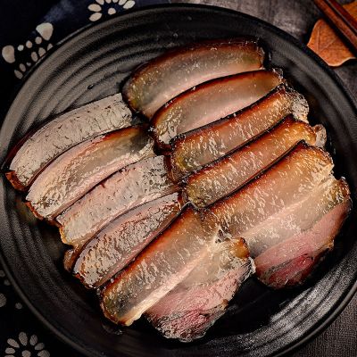 腊肉四川特产烟熏腿腊肉五花肉腊肠广式猪肉类熟食香肠批发五花腊肉肥瘦适中-300g-