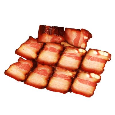 2斤湖南腊肉柴火烟熏腊肉腊肠五花熏肉腊猪头皮农家腊味2斤装湘西五花肉