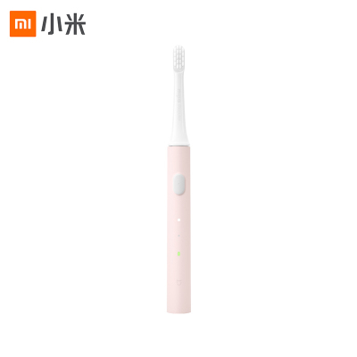 小米(mi)米家声波电动牙刷T100全自动学生党男生女生情侣套装充电式软毛牙刷粉色米家T100(粉色)