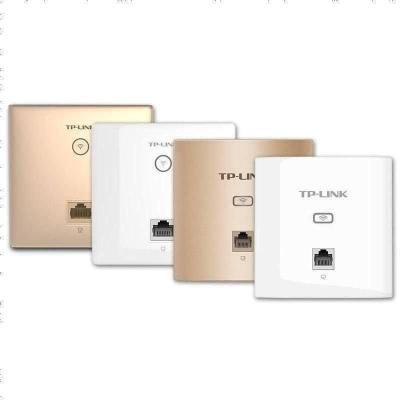 TP-LINKTL-AP302I-POE无线面板ap路由器86型嵌入墙壁式wifi高速网络300M兆智能开关插座小中大户型家用别墅级商用企业级酒店宾馆白金色超薄款tplink