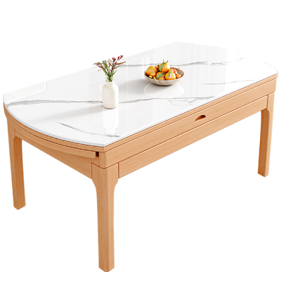 彭梵餐桌原木色