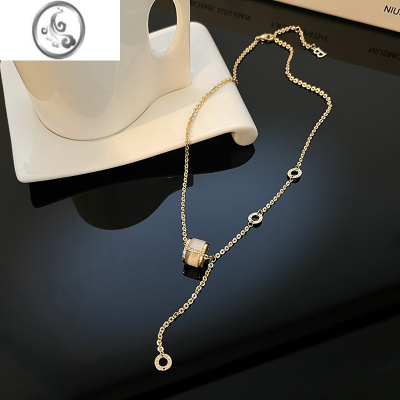 JiMi小蛮腰春夏项链女款2023年新款高级感设计轻奢小众锁骨链配饰