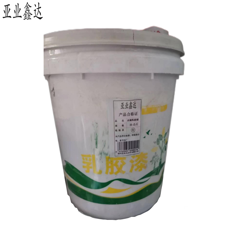 亚业鑫达 外墙乳胶漆防晒耐候面漆辅料25公斤 黄色/桶