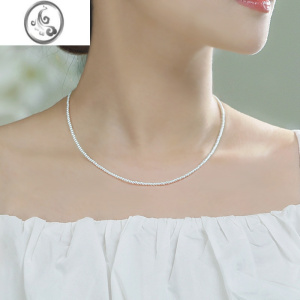 JiMi施家极细小米粒珍珠项链女轻奢小众迷你锁骨链baby气质高级感颈链