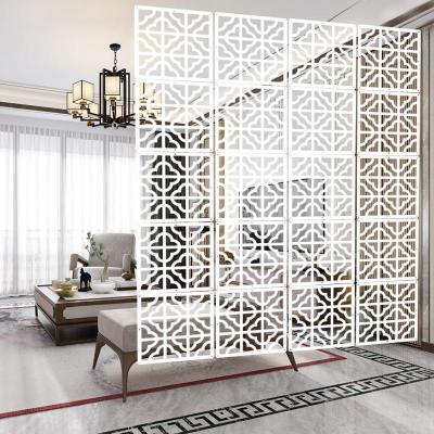 创意现代简约时尚客厅挂式屏风玄关悬挂屏风隔断帘子餐厅镂空挂屏