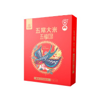 米妹妹大米5kg颗粒饱满香味浓郁晶莹剔透软糯香甜五福稻款M084