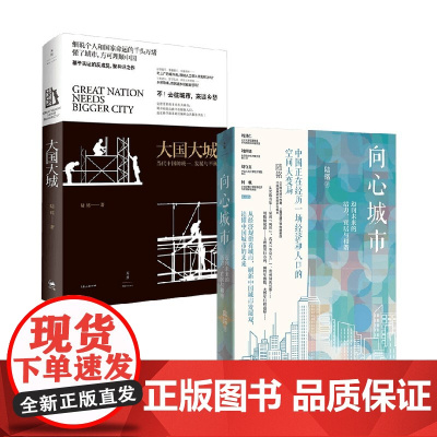 向心城市+ 大国大城 陆铭作品套装2册 陆铭 著 经济