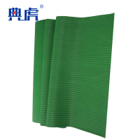 典虎 绝缘橡胶板 绿色条纹 35kv 10米*1米*10mm 卷