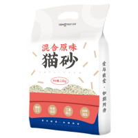 提莫混合猫砂豆腐膨润土猫沙6L2.8公斤10原味除臭结团低尘20