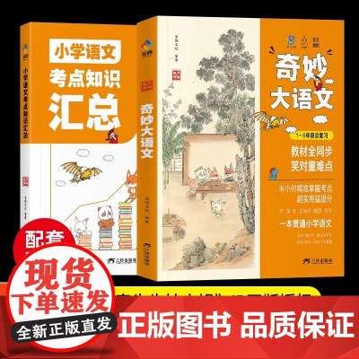 [抖音同款]奇妙大语文 小学语文知识大全汇总总结1-6年级总复习三四五六年级语文阅读理解答题技巧训练榜样妈妈团分级阅读课